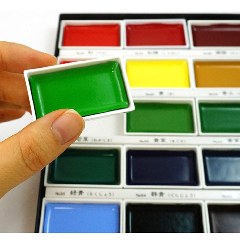 Juego De 36 Colores De Acuarelas Profesionales Para Artistas Multicolor