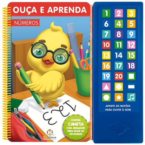 Ouça e aprenda: Números, de Blu a. Blu Editora Ltda em português, 2018