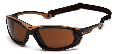 Gafas De Seguridad Carhartt Toccoa Con Montura Negra/tostada