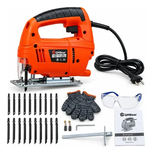 Gm Bear Serra Tico-Tico GM Bear de 780W com 6 Velocidades, para Madeira e