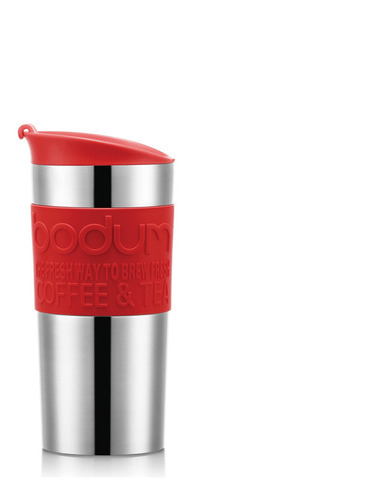 Bodum Jarro Travel Mug Cafetera Acero Inoxidable 0.35 L Color Rojo