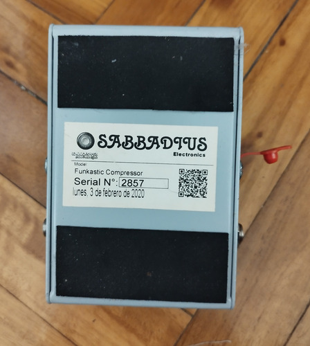 Sabbadius Funkastic Compressor Pedal Compresor Gris (Usado)