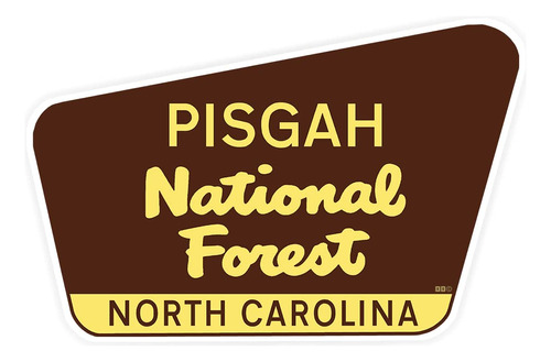 Pegatina De Bosque Nacional De Pisgah 3.75  Carolina De...