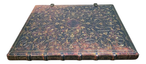 Caderno Diário Capa Dura Grolier Ultra Paperblanks Fecho Imã Cor Marrom