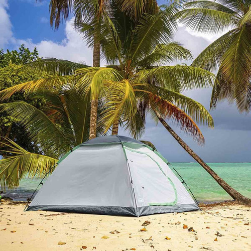 Acampamento Coleman para 4 pessoas Acampamento na praia