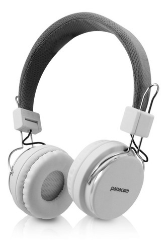 Auriculares Bluetooth Panacom Plegables X53r Banda Ajustable Color Blanco