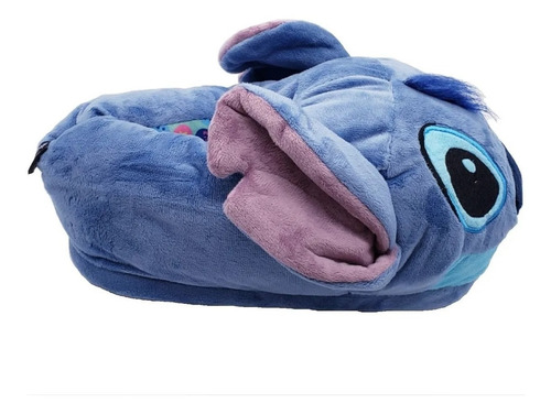 Pantufa 3d Stitch Solado De Borracha Original Disney