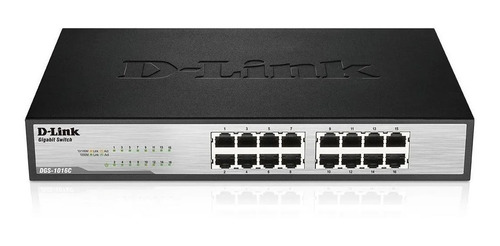 Imagem 2 de 5 de Switch Gigabit 16 Portas Rack D-link Dgs-1016d Envios 24hs