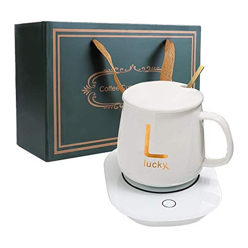 Taza De Café/té Con Calentador Eléctrico Cuchara Set Taza