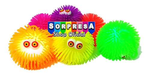 6 Yoyos Squishy Gigante Luz Led Juguete Piñata Bolo Fiesta