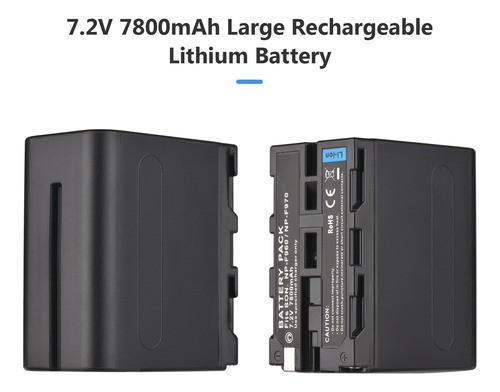 Imagen 3 de 6 de Kit De Batería Y Cargador Para Cámara Np-f960/ Np-f970 1pc 7