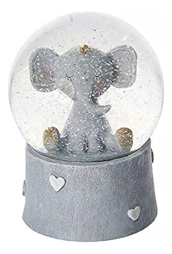 Mousehouse Gifts Lindo Elefante Globo De Nieve Caja De Músic