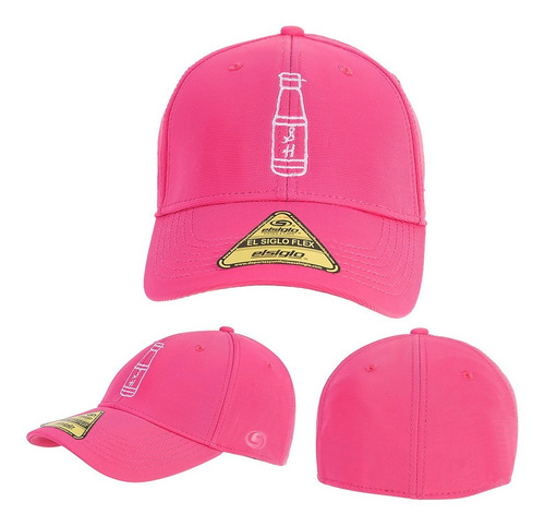 Kit Salsa Huichol Con 4 Botellas Y Gorra Rosa Botella Red