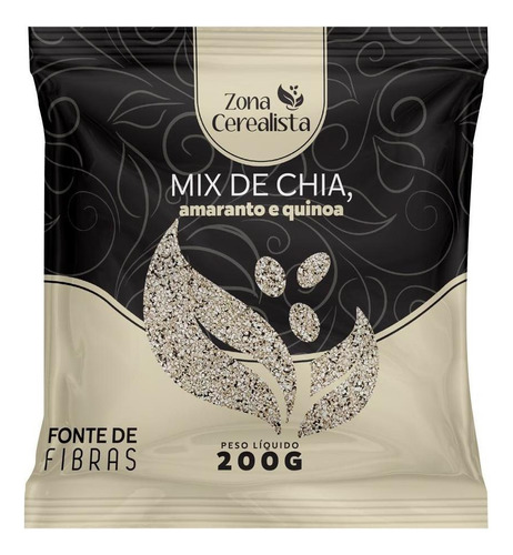 Mix De Chia, Amaranto E Quinoa Zona Cerealista 200g