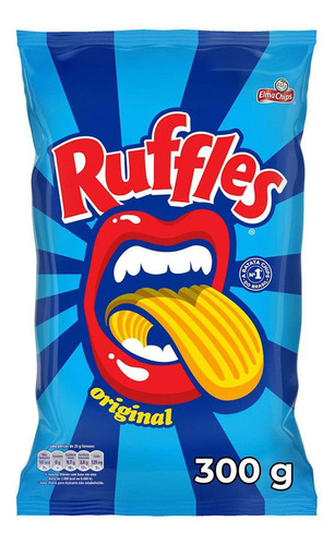 Batata frita ondulada original 300g ruffles Elma Chips