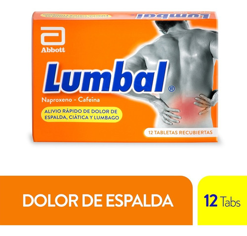 Lumbal X 12 Tabletas - Unidad a $1768