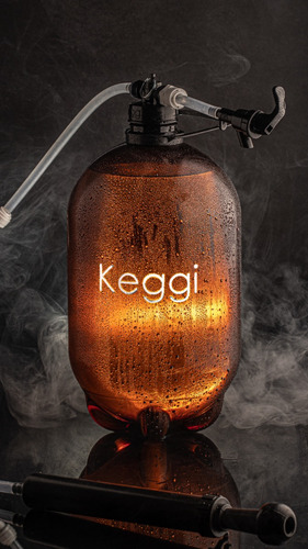 Chopera Pet Keggi Original Con Inflador 10l Completa