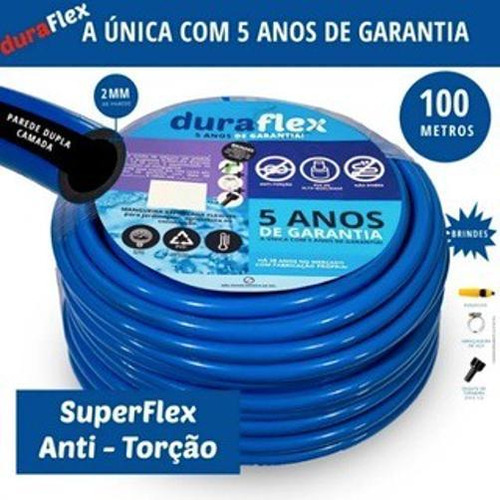 Mangueira 100 Metros Siliconada Azul