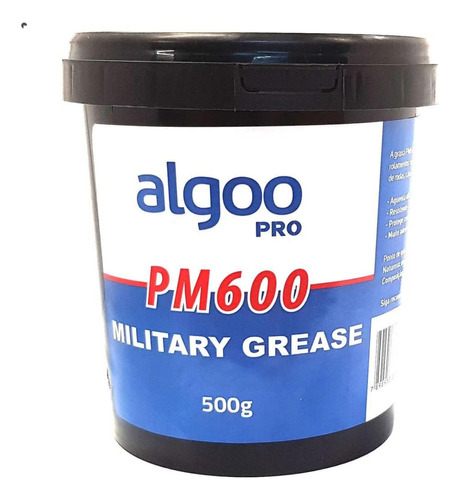 Graxa Militar Pm600 Algoo 500g