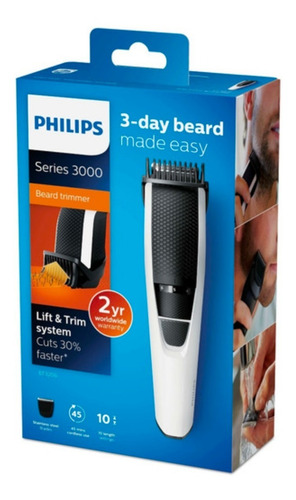 Imagen 3 de 10 de Cortabarba Philips Bt3206 Levanta Y Corta Recargable Premium