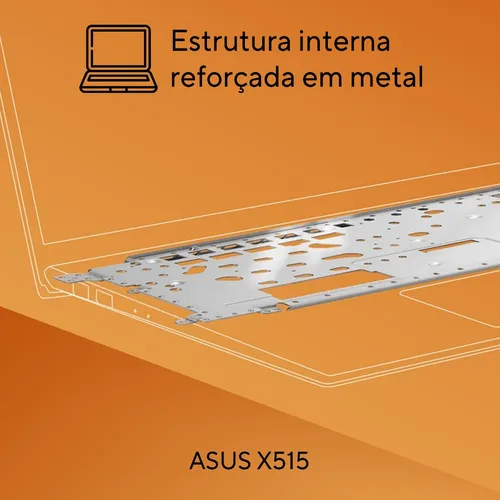 Notebook ASUS X515KA Intel Celeron Dual Core N4500 4GB Ram 128GB SSD Windows 11 Home 15,6 HD Grey EJ303WS