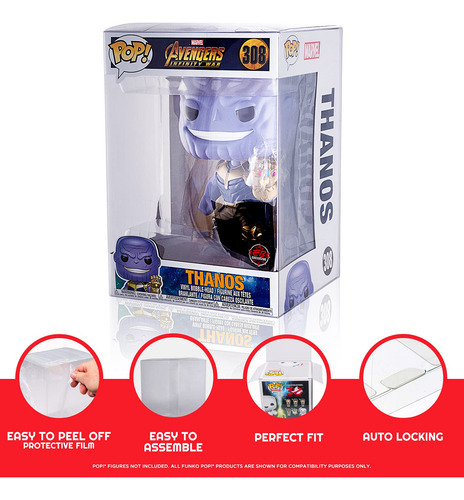 Protector De Pop De 10 Pulgadas Para Figuras Funko Pop De