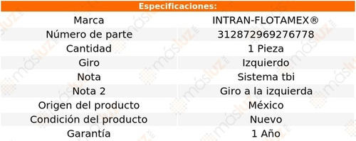 Sensor Tps Chevrolet Chevy L4 1.6l 96/03 Intran-flotamex
