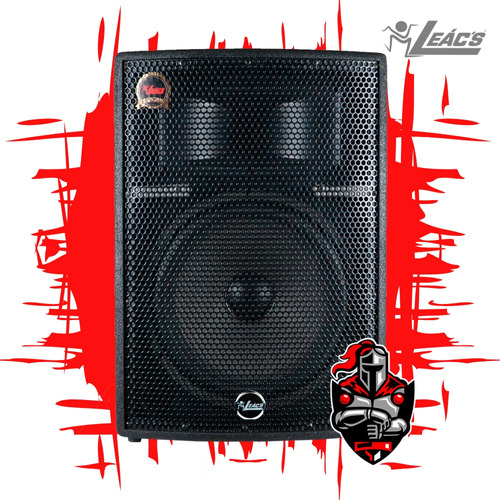 Caixa De Som Ativa 12  Leacs Brava 1200 250w Rms Preta