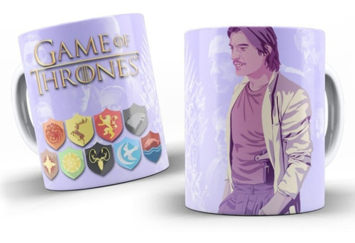 Taza Blanca Sublimada 11 Oz Regalo Game Of Thrones F410 Blanco