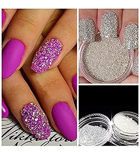 Perlas Pequeñas Para Uñas Nail Art Ab Cristal Caviar