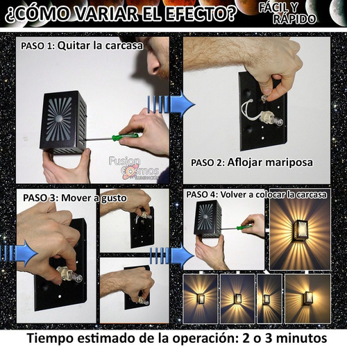 Imagen 8 de 10 de Luces De Antro Fx Boliche Dj Resto Bar Salon Fiesta Led 12w