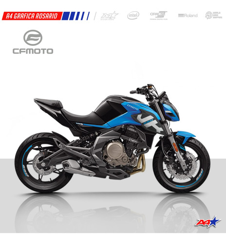 Calcos Cfmoto Nk650 Zanella Rz650 2023 Cod.03