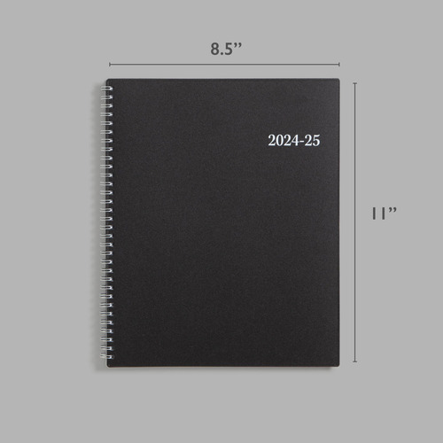 Blue Sky Agenda Semanal Y Mensual 2024-2025 8.5x11 Mmg