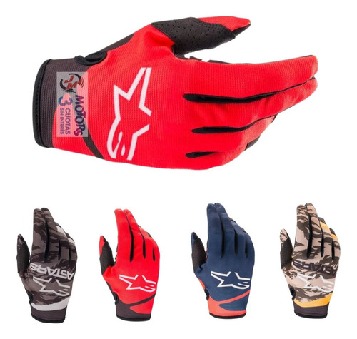 Jm Nuñez Guantes Alpinestars Original Motocross Radar Moto