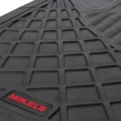 Imagen 3 de 4 de Tapetes De Lujo De Hule Nbr Negro Mikels Ta-1