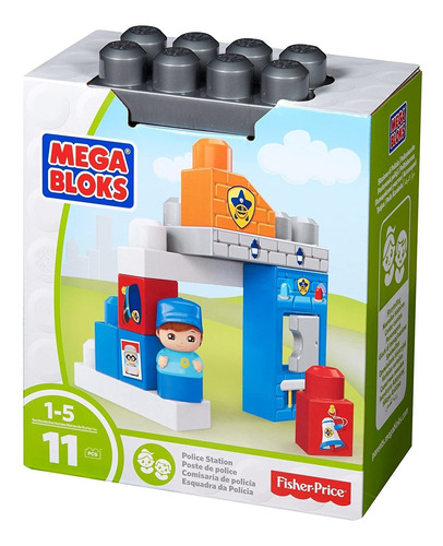 Mega Bloks - Kit De Construccion Para Oficiales De Policia