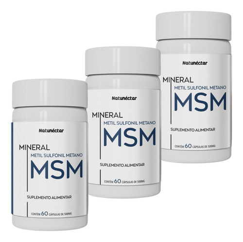 O Melhor Msm Metilsulfonilmetano Puro 180 Cápsulas Sem Sabor