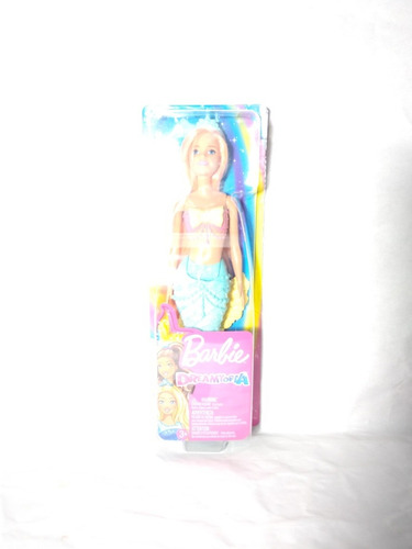 Barbie Dreamtopia Sirena Cabello Naranja