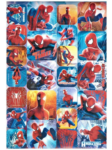 Spiderman Block De Stickers Artículo Fiesta - Spi0h1