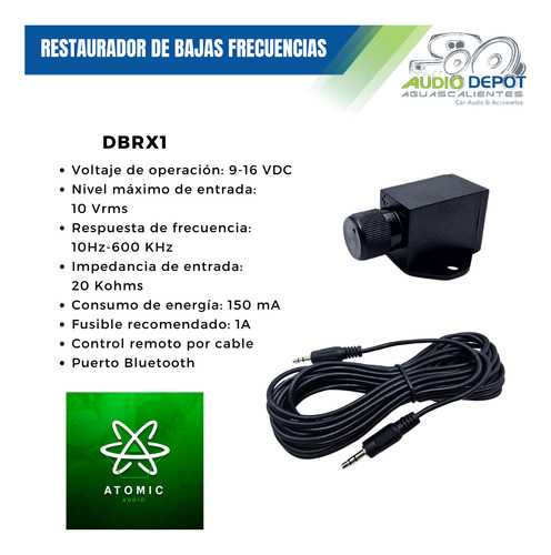 Epicentro Restaurador De Bajos Atomic Audio Dbrx1