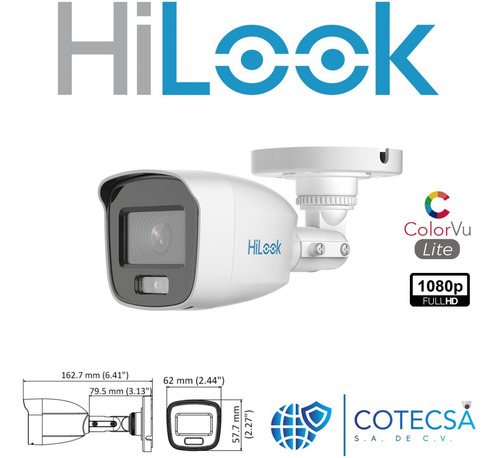 Kit Circuito Cerrado 16 1080 Hilook Colorvu 305mts Utp 1tb