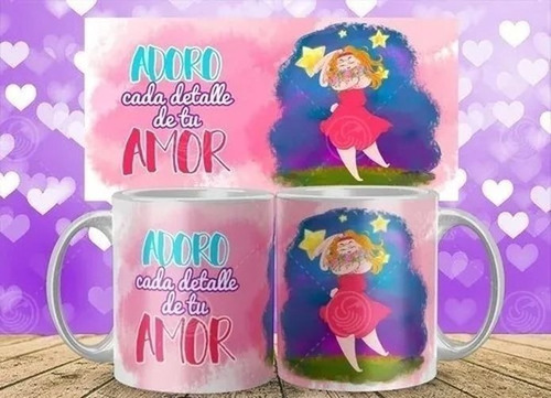 Imagen 7 de 9 de 20 Plantillas Sublimación Tazas / Día De Los Enamorados