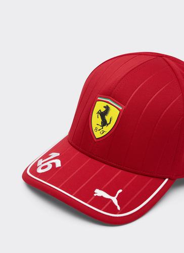 Gorra Ferrari Charles Leclerc 2025 Bordó Único