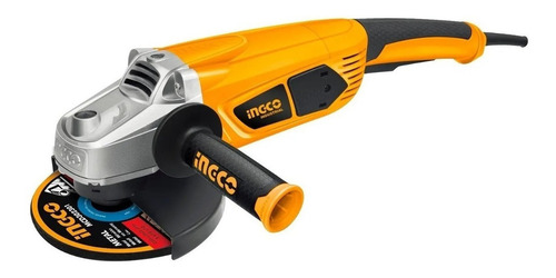 Imagen 2 de 2 de Amoladora Angular 9 Ingco Industrial 230mm 2200w