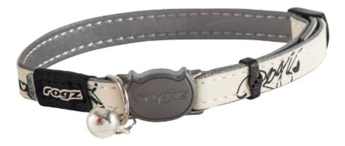 Rogz Glow In The Dark Collar De Gato Reflectante Con Clip De