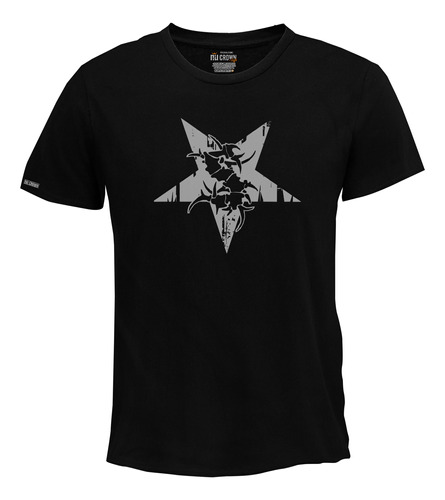 Camiseta Estampada Hombre Sepultura Logo Estrella Metal Bto