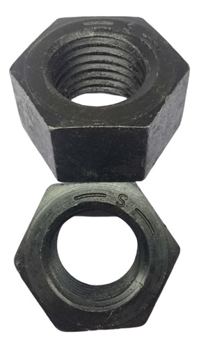 2pz - Tuerca Hexagonal G8 Std. Negra 1-1/2