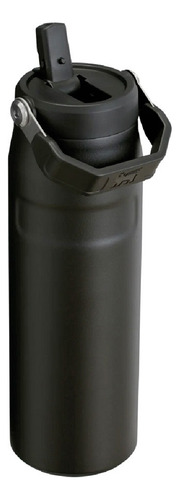 Termo Iceflow Aerolight Flip Straw 24oz Stanley Negro