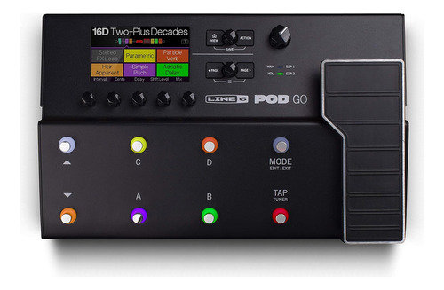 Line 6 Pod Go Pedalera Procesador Multiefectos Para Guitarra