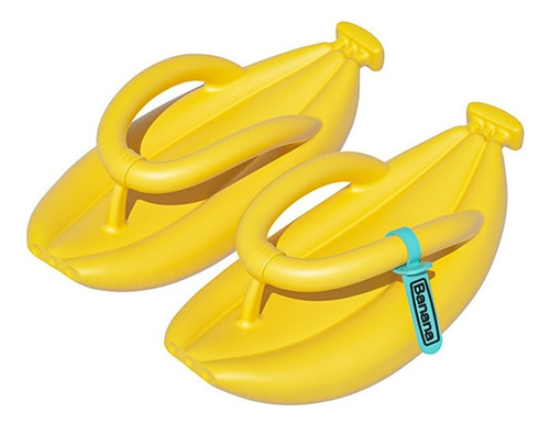 Hermosas Pantuflas Tipo Banana, Antideslizantes En Verano